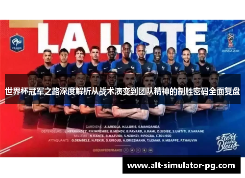 世界杯冠军之路深度解析从战术演变到团队精神的制胜密码全面复盘 世界杯冠军之路深度解析从战术演变到团队精神的制胜密码全面复盘